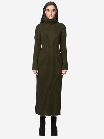 Elara Kleid in Grün: Vorderseite