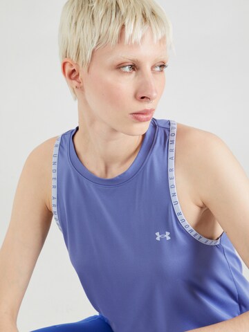 UNDER ARMOUR Sportovní top 'Knockout Novelty' – fialová