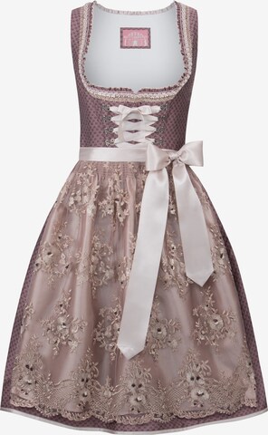 STOCKERPOINT Dirndl 'Antonia' in Roze: voorkant