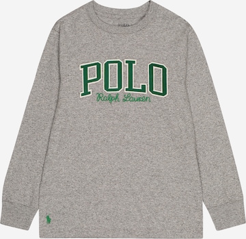 T-Shirt Polo Ralph Lauren en gris : devant