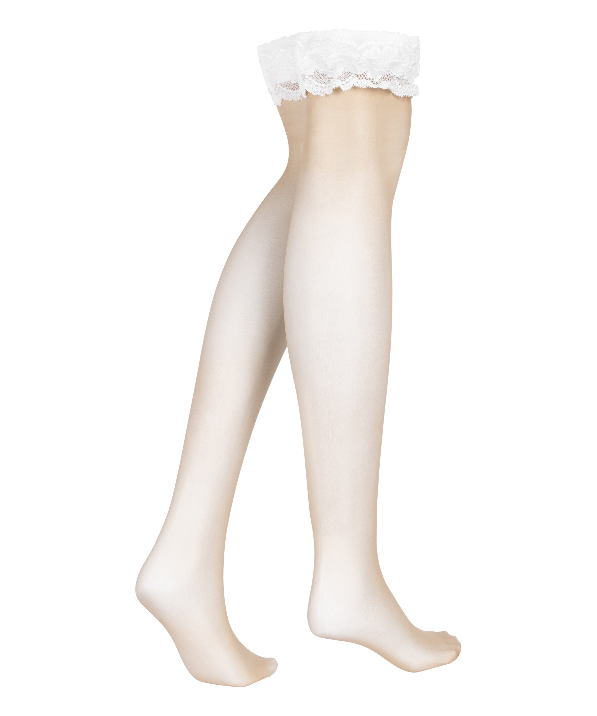 Hunkemöller Jarretelkousen 'Stay Ups' in Wit: voorkant