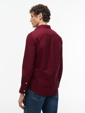 TOMMY HILFIGER Regular Fit Hemd 'Heritage' in Rot
