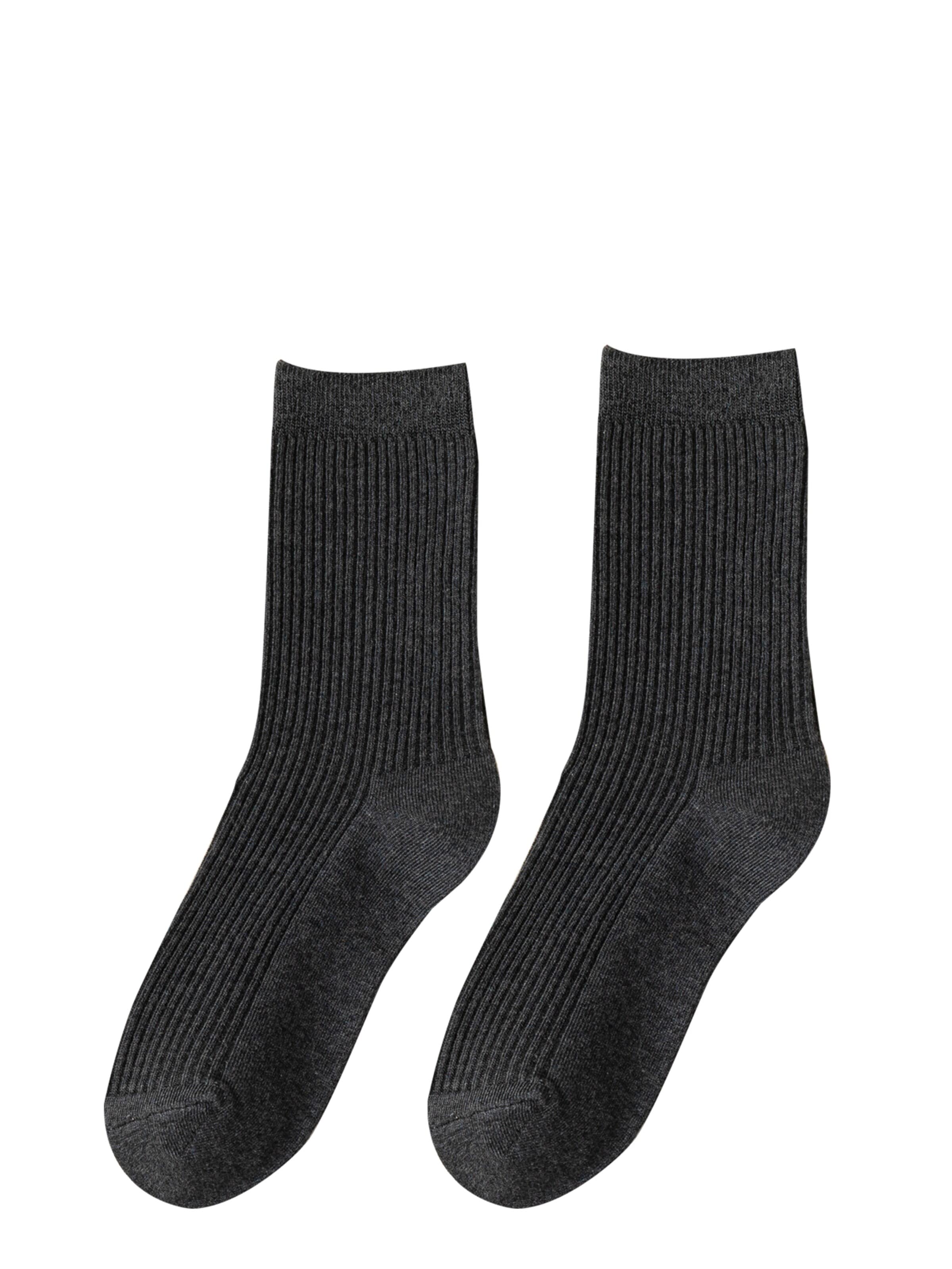Millo Socks 'Cosy Steps' in Grey: front