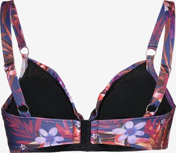 Swim by Zizzi - Soutien redutor Top de biquíni 'STANIA' em roxo