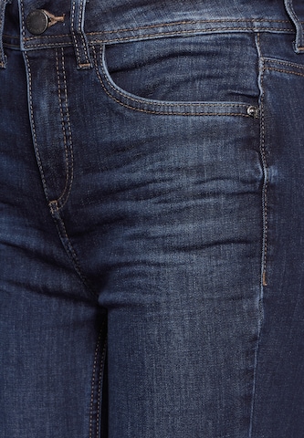 STREET ONE Bootcut Jeans in Blau