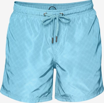 JOOP! Badeshorts 'Mediterran' in Blau: Vorderseite