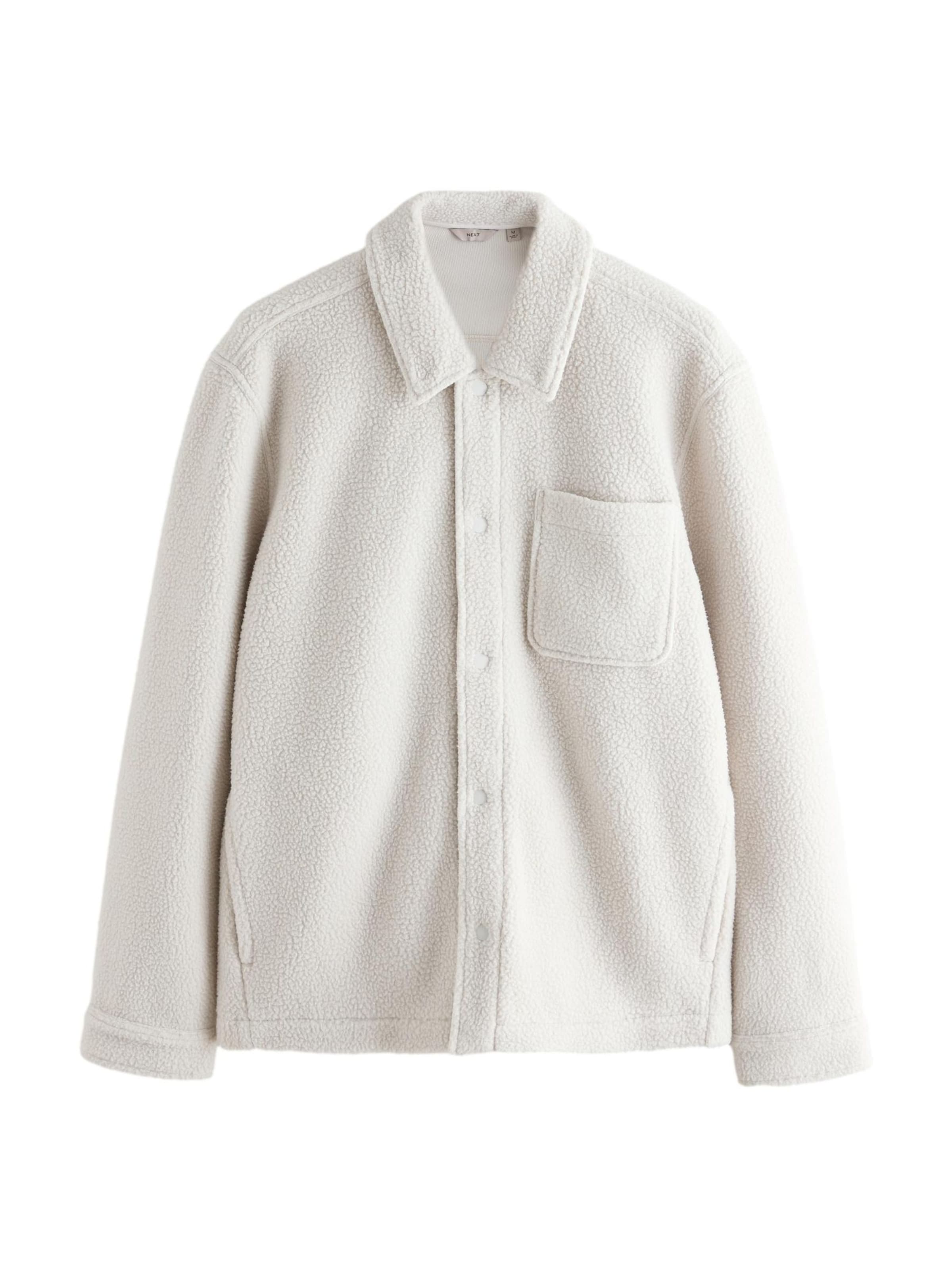 Veste en polaire Next en blanc : devant