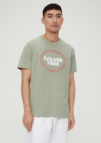s.Oliver Shirt in Grün: Vorderseite