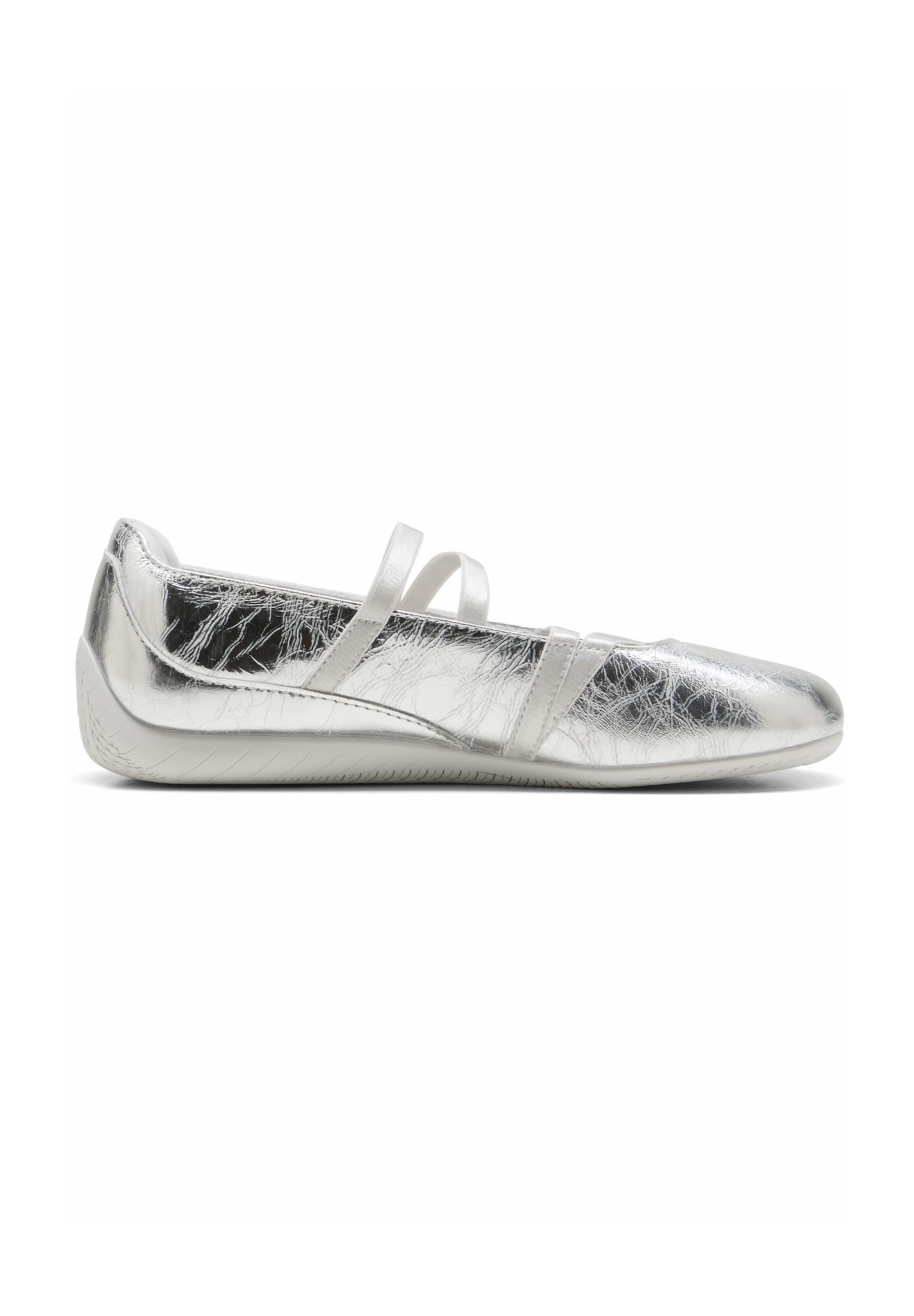 PUMA Ниски маратонки 'Speedcat' в сребърно