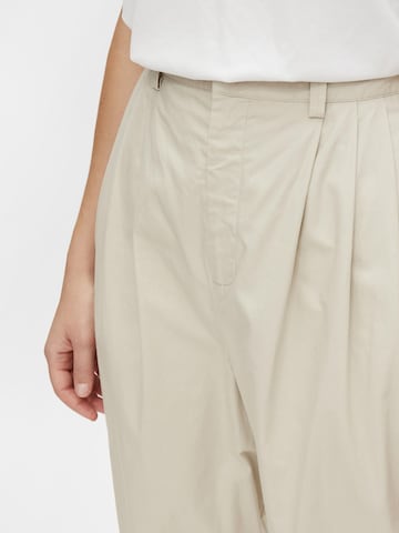 Loosefit Pantalon à pince 'Nancy' OBJECT en beige