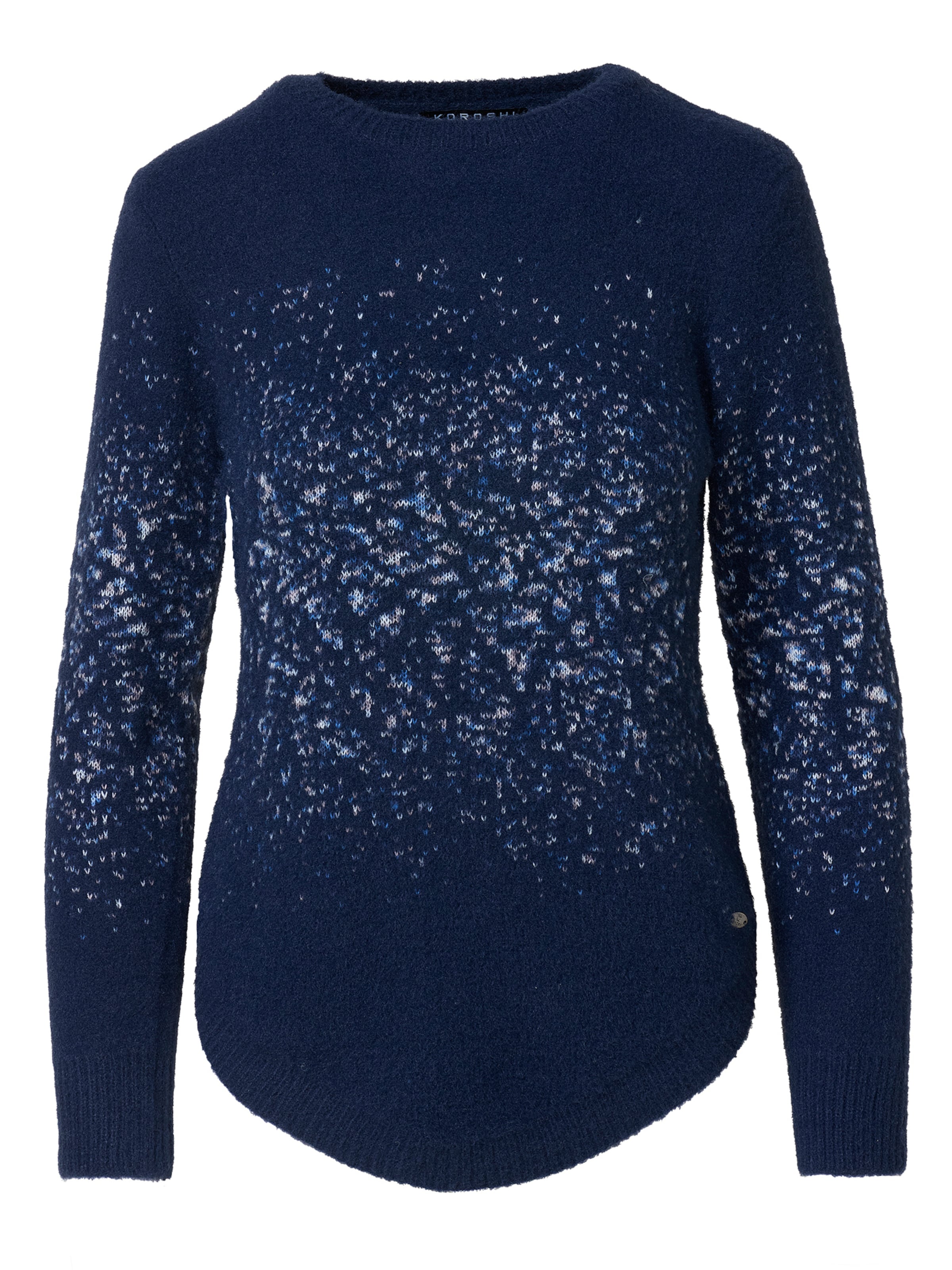 mėlyna KOROSHI Megztinis: priekis