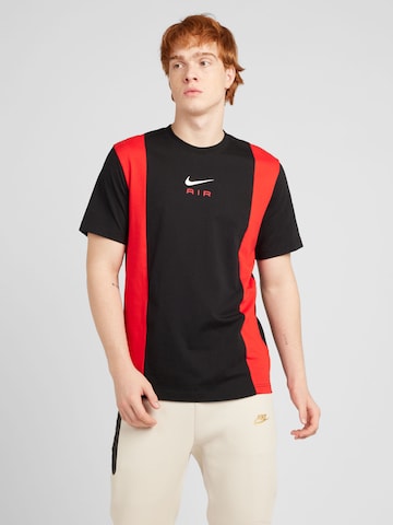 Nike Sportswear Μπλουζάκι 'AIR' σε μαύρο: μπροστά
