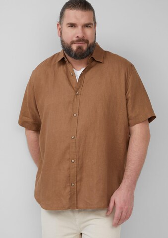 Fit confort Chemise s.Oliver en marron : devant