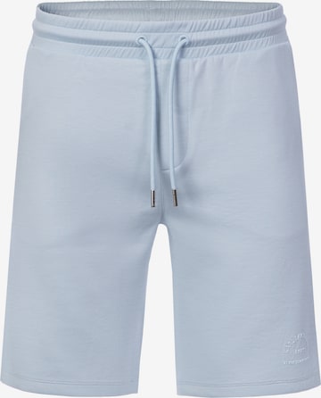Karl Lagerfeld Loosefit Broek ' 705401 ' in Blauw: voorkant
