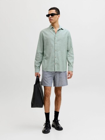 JACK & JONES Regular fit Button Up Shirt 'JJESummer' in Green
