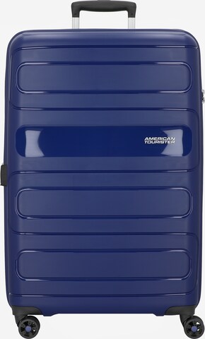 Valisette American Tourister en bleu : devant