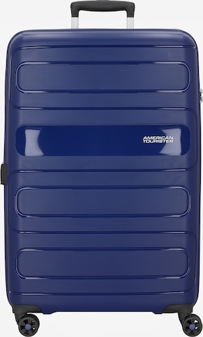 American Tourister Trolley in Blauw: voorkant