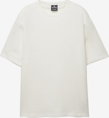 Pull&Bear Paita värissä valkoinen: etupuoli