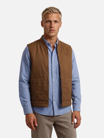 HEFTYKA Vest 'CORE VEST' in Brown