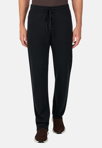 Boggi Milano Regular Trousers 'B Tech' in Black: front