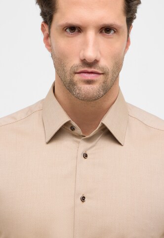 ETERNA Regular fit Business shirt in Brown