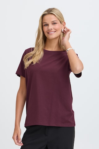 Fransa Shirt 'Zashoulder 1' in Red: front