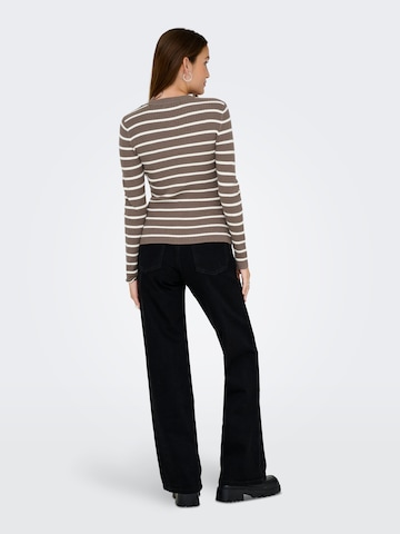 ONLY Pullover 'ONLLouisa' in Braun