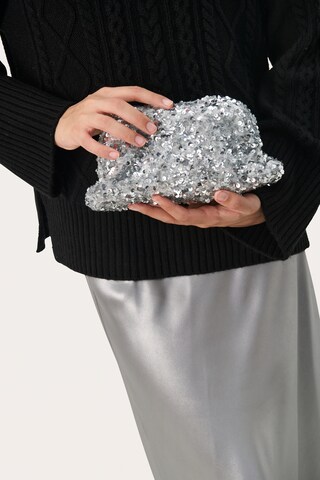 Pochette 'Dalina' Part Two en argent : devant