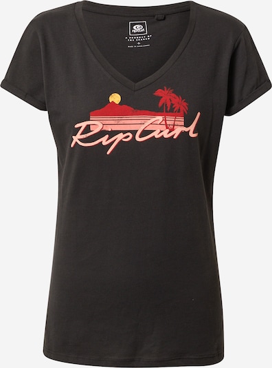 RIP CURL Sportshirt in gelb / rosa / rot / schwarz, Produktansicht