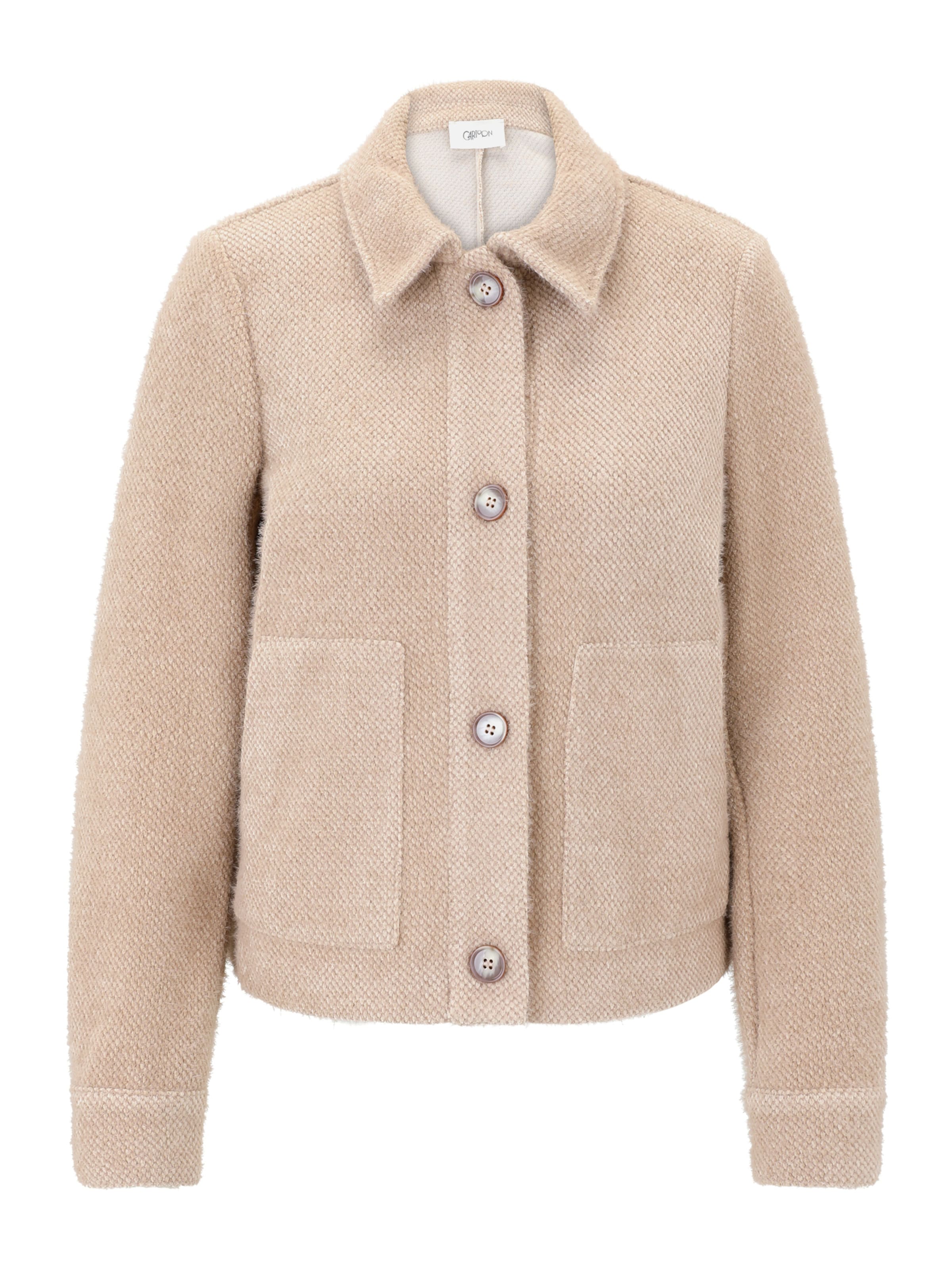 Cartoon Jacke in Beige: Vorderseite