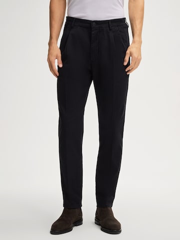JOOP! Jeans Loose fit Pleat-front trousers 'Lead' in Black: front