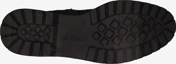 s.Oliver Schnürstiefelette in Schwarz