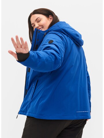 Zizzi Outdoorjacke 'Mebba' in Blau