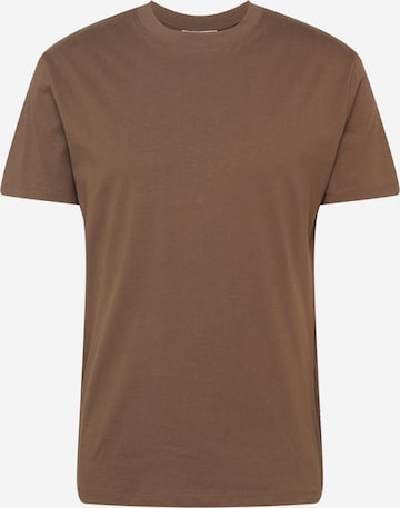 T-Shirt 'Aarhus' minimum en marron : devant