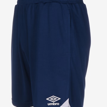 UMBRO Regular Workout Pants 'Total' in Blue