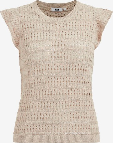 WE Fashion Pullover in Beige: predná strana