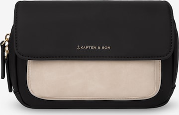 Kapten & Son Τσαντάκι μέσης 'Visby Cream Black' σε μαύρο