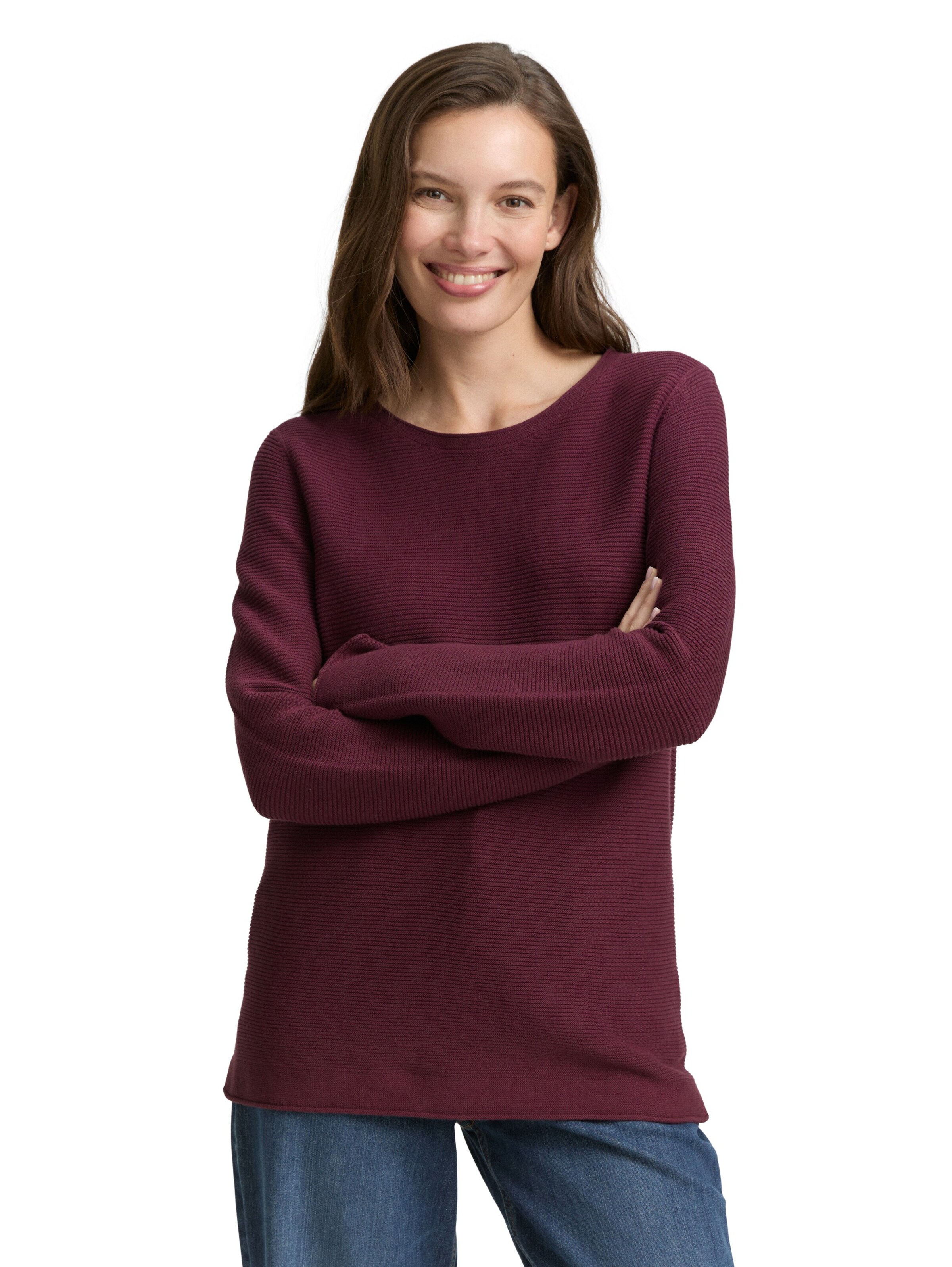 TOM TAILOR Pullover in Rot: Vorderseite