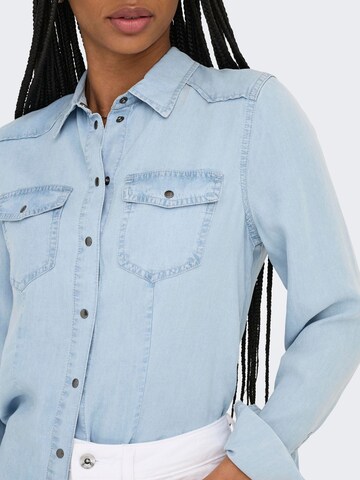 ONLY Blouse 'ONLCHARIS' in Blauw