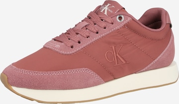 Calvin Klein Nízke tenisky 'RETRO RUNNER' - Červená: predná strana