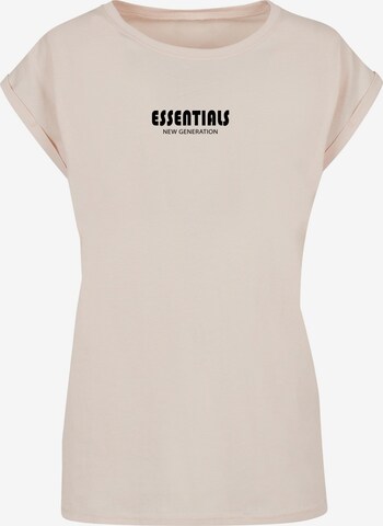 Maglietta 'Essentials New Generation' di Merchcode in beige: frontale