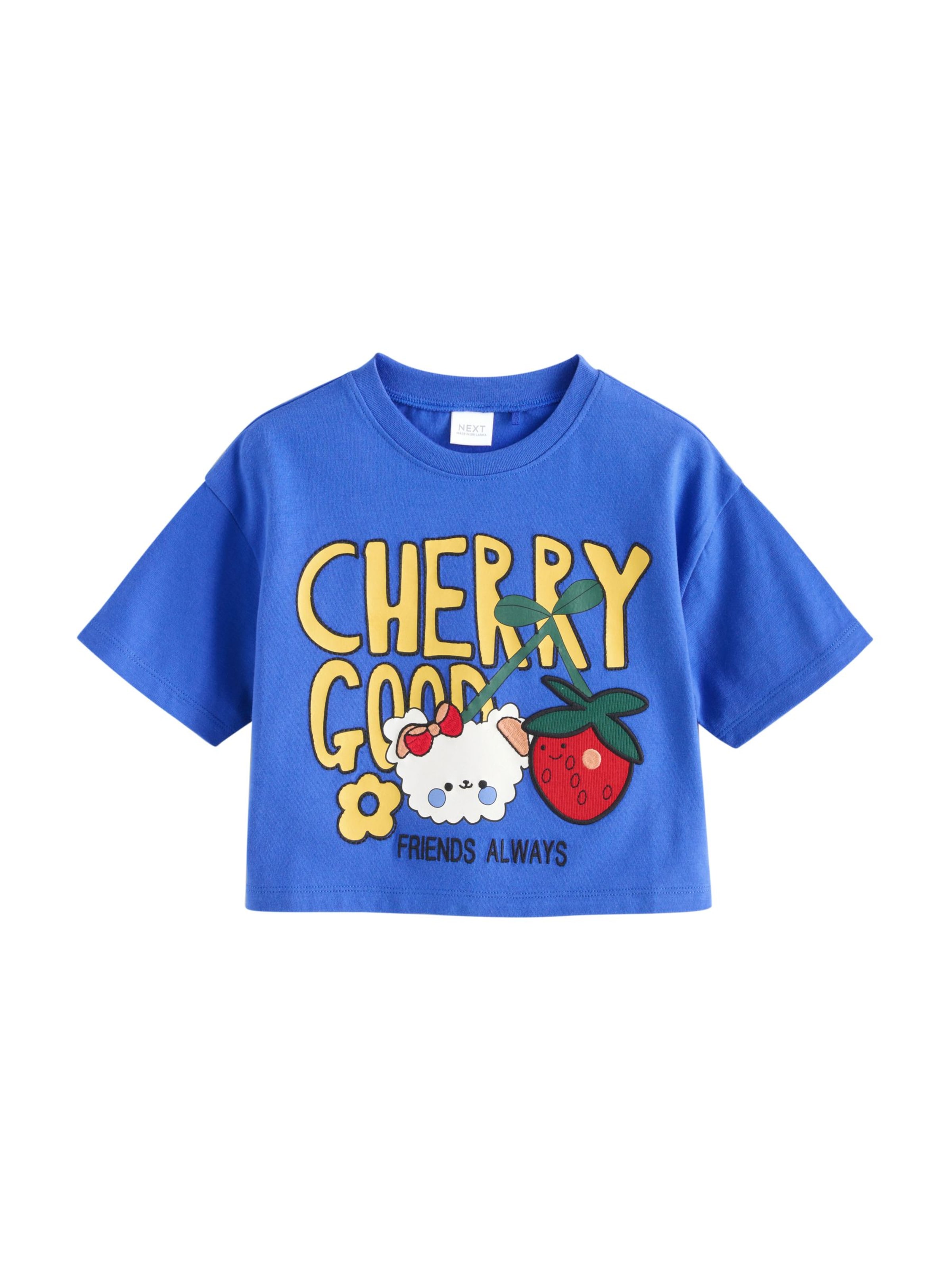 Next Тениска в синьо: отпред