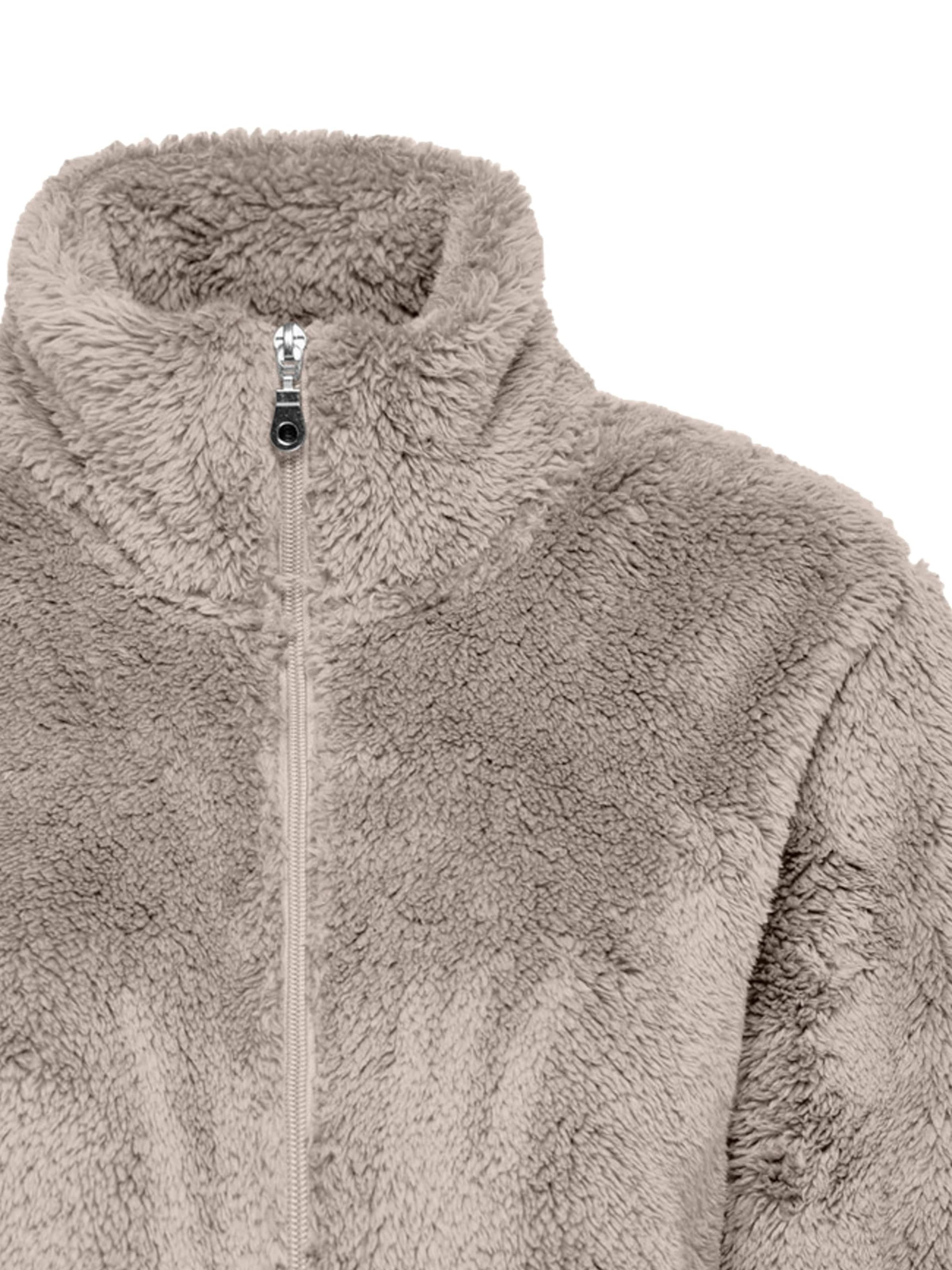 ONLY PLAY Functionele fleece jas 'Cas-Fluf' in Grijs
