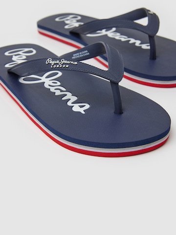 Pepe Jeans T-Bar Sandals in Blue