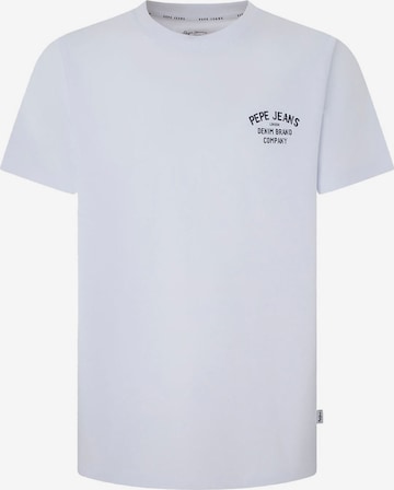 T-Shirt 'CAVE' Pepe Jeans en blanc : devant