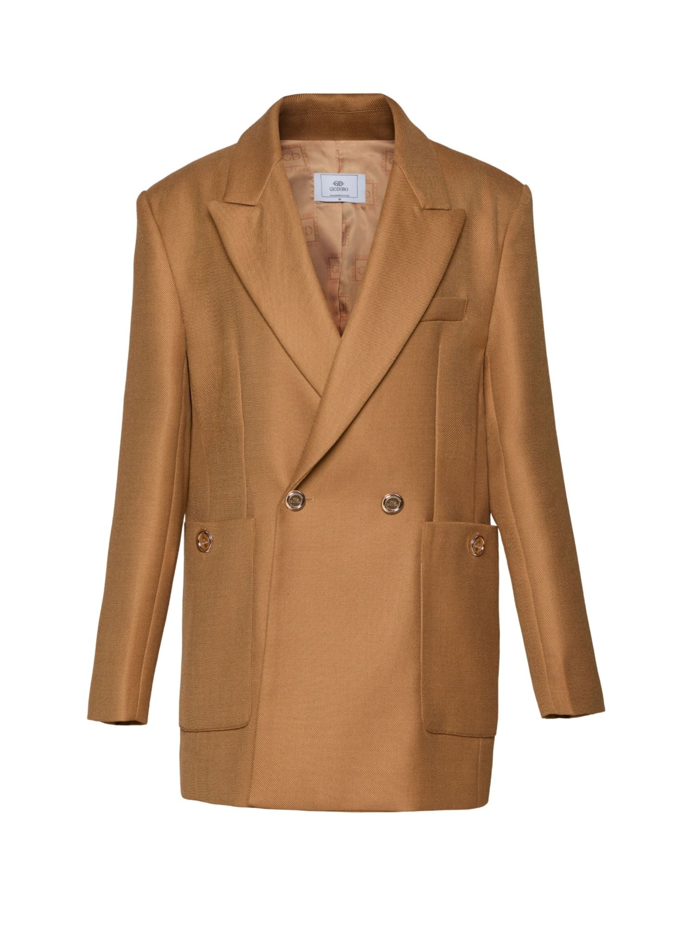 Blazer 'Riganti' Giodoro en beige : devant