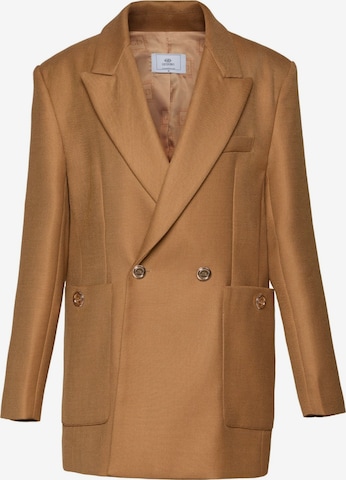 Blazer 'Riganti' Giodoro en beige : devant
