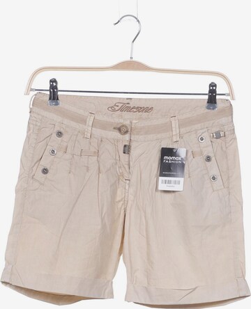 TIMEZONE Shorts in S in Beige: front