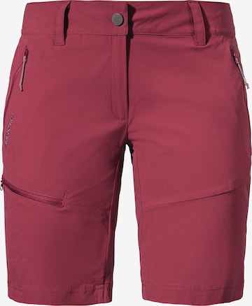 Pantalon outdoor 'Toblach2' Schöffel en rouge : devant