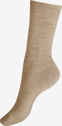 Chaussettes KUNERT en marron : devant